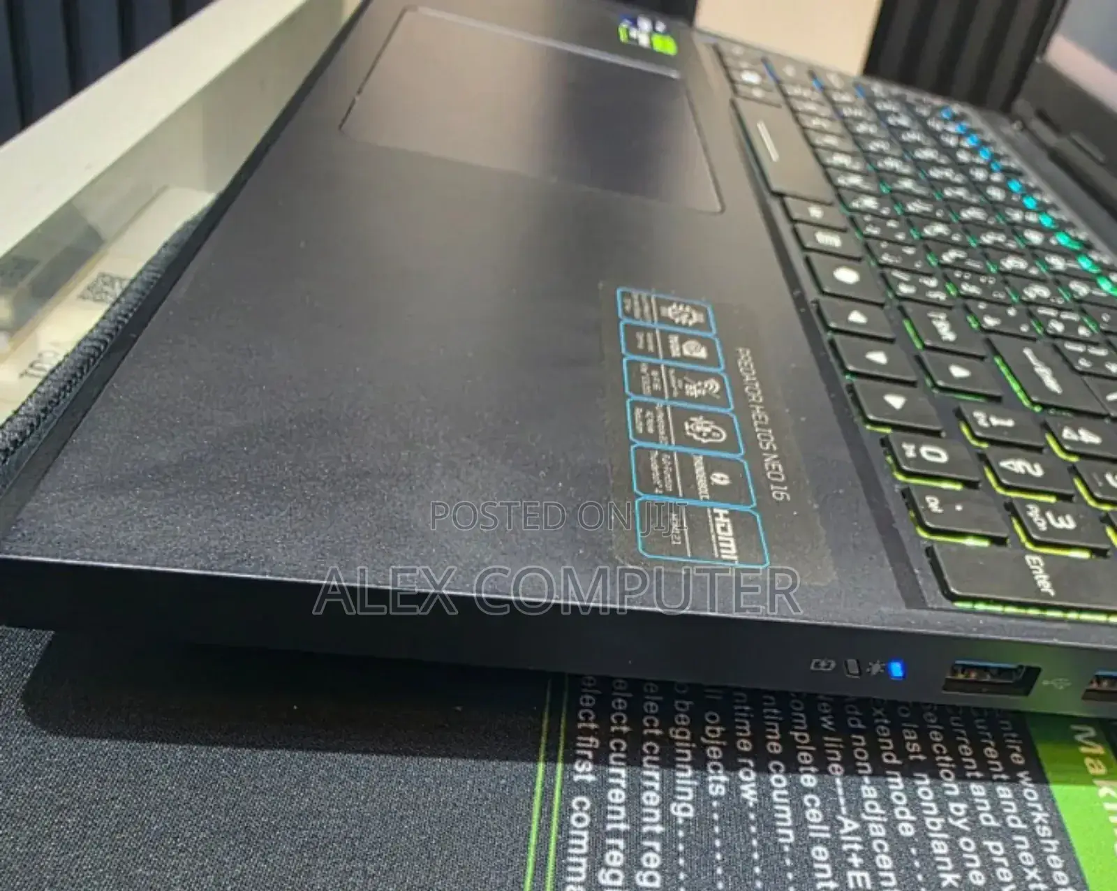 New Laptop Acer Predator Helios Neo 16 16GB Intel Core I9 SSD 1T