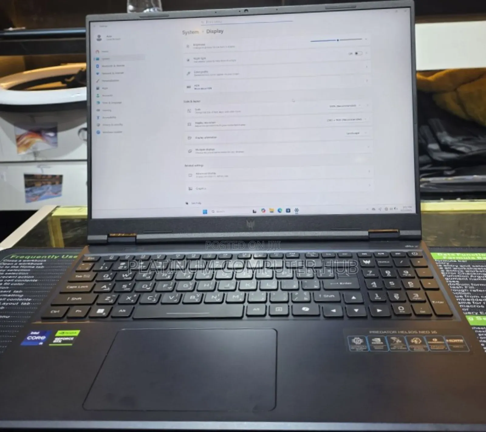 New Laptop Acer Predator Helios Neo 16 16GB Intel Core I9 SSD 1T