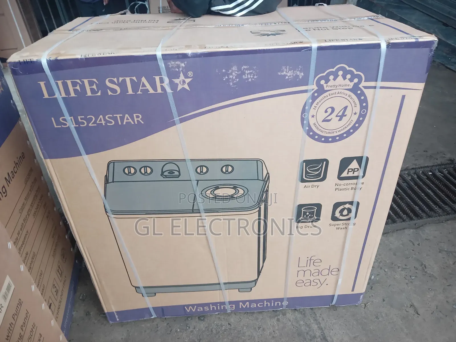 Life Star Washing Machine 15kg