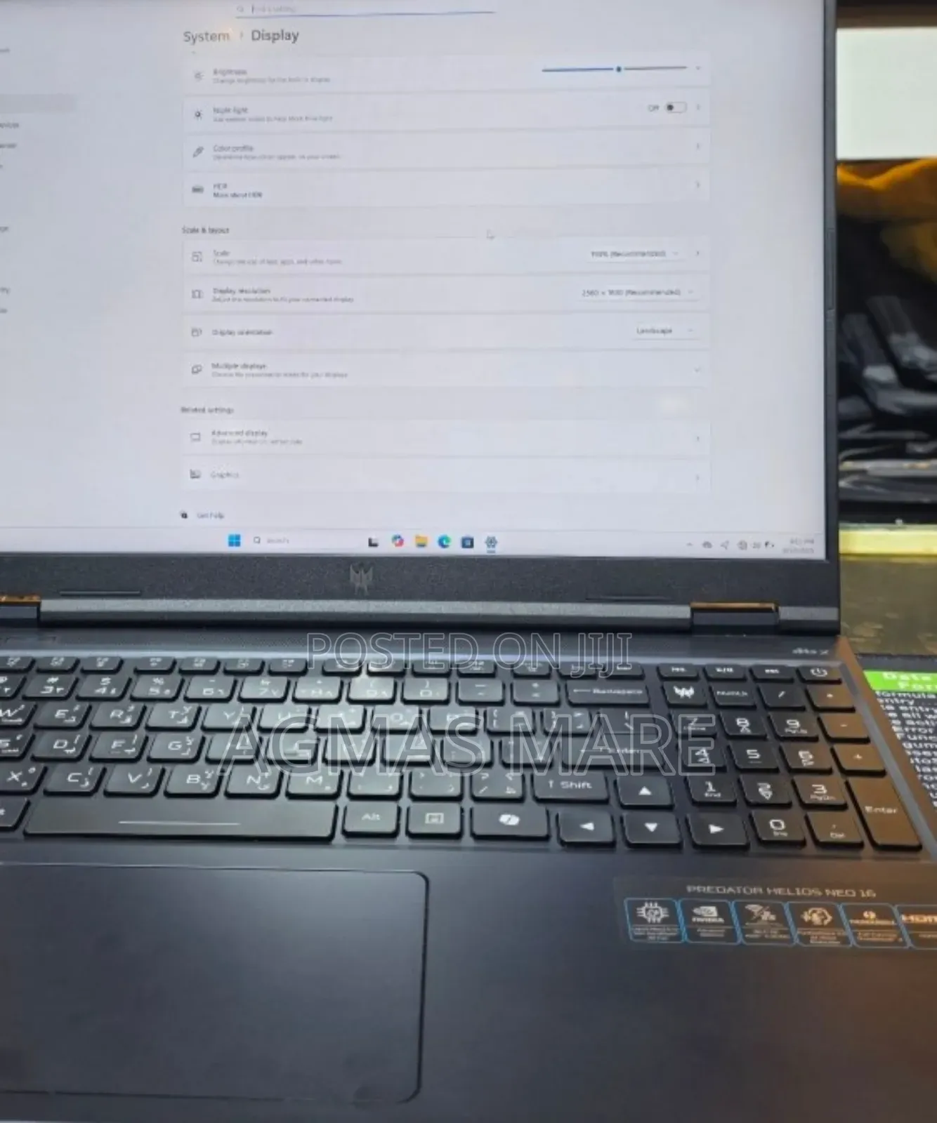 New Laptop Acer Predator Helios Neo 16 16GB Intel Core I9 SSD 1T