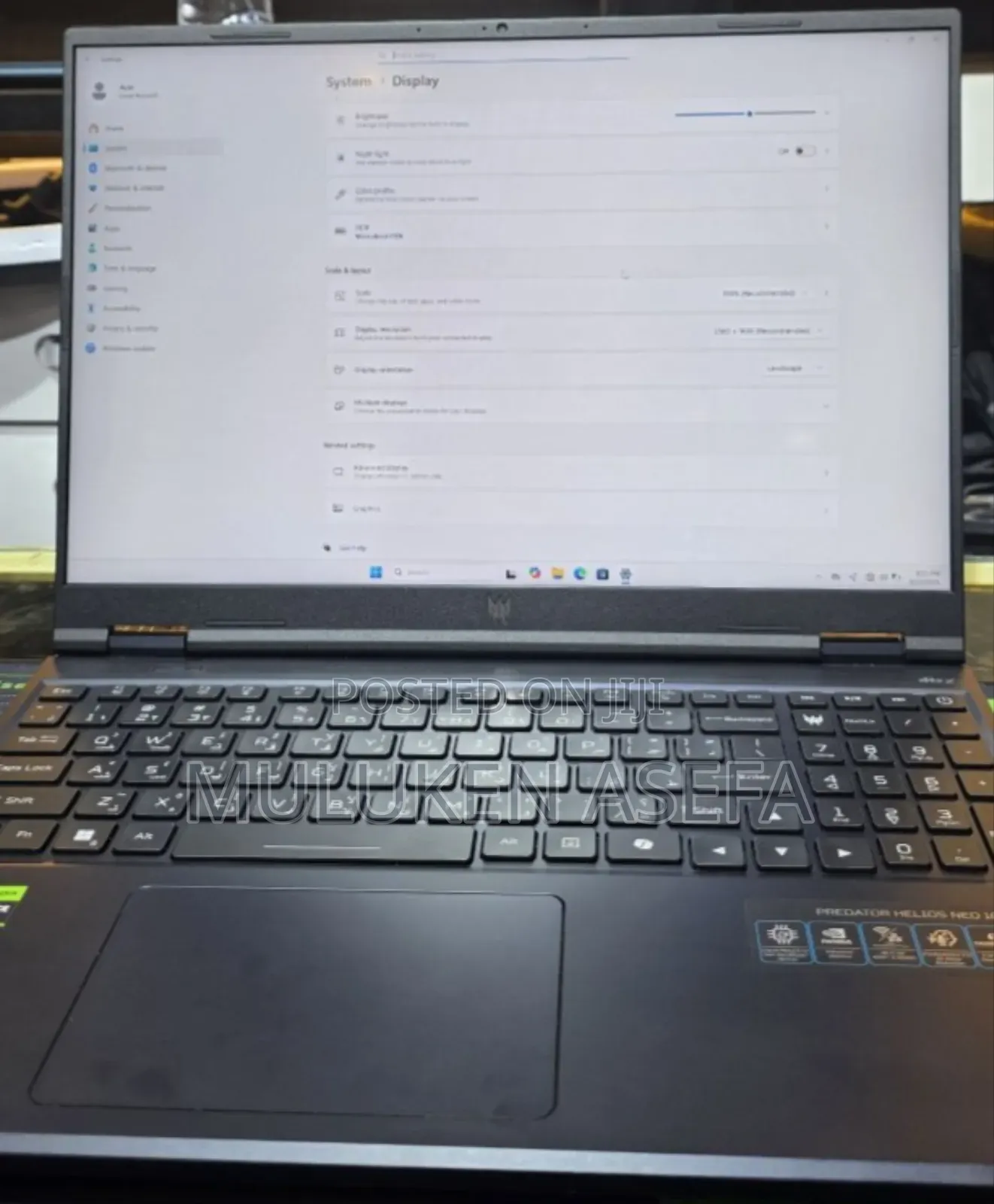 New Laptop Acer Predator Helios Neo 16 16GB Intel Core I9 SSD 1T