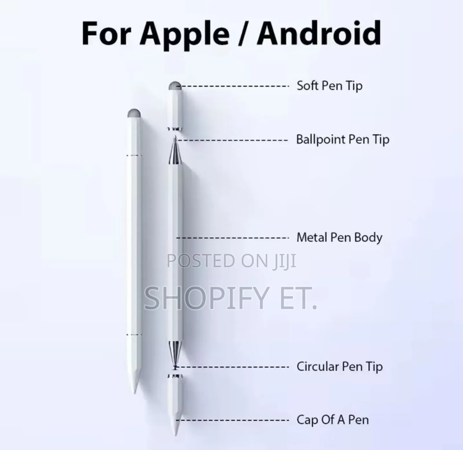 3 In 1 Stylus Pen (For All Devices)