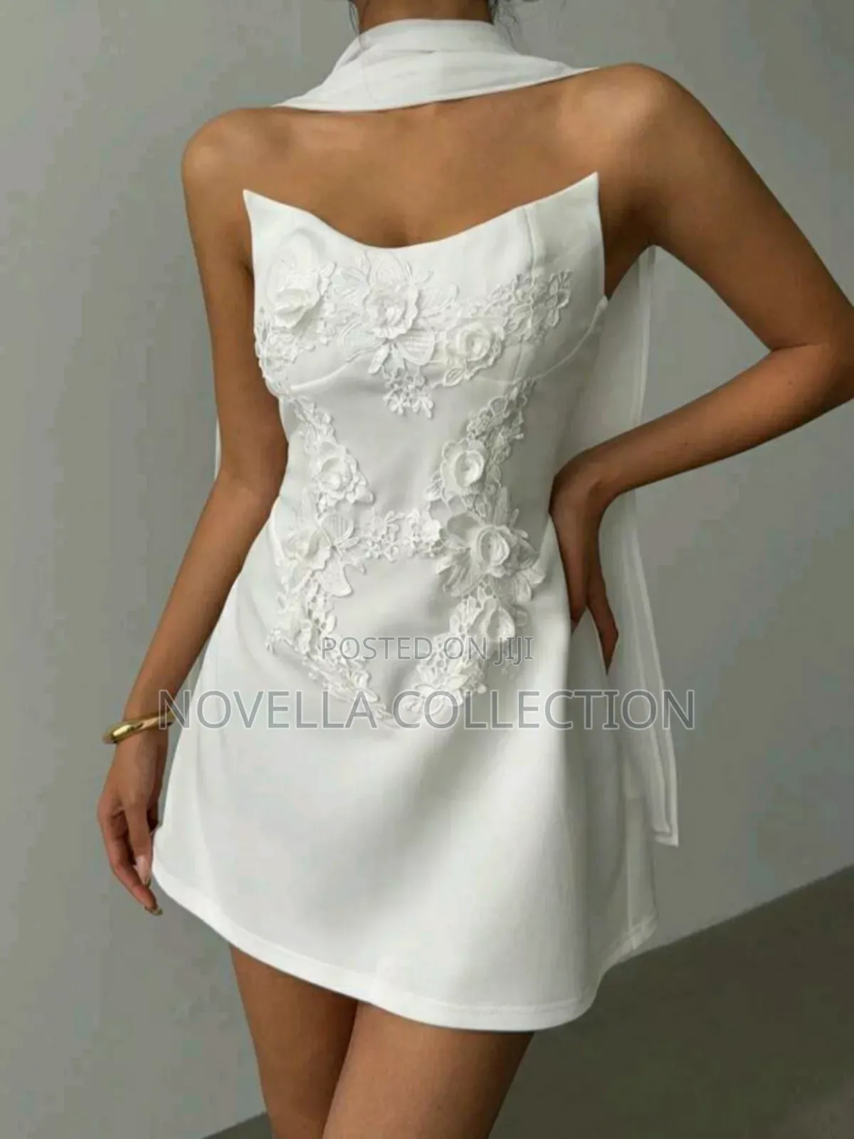 Women's White Dress (Available on Hand)