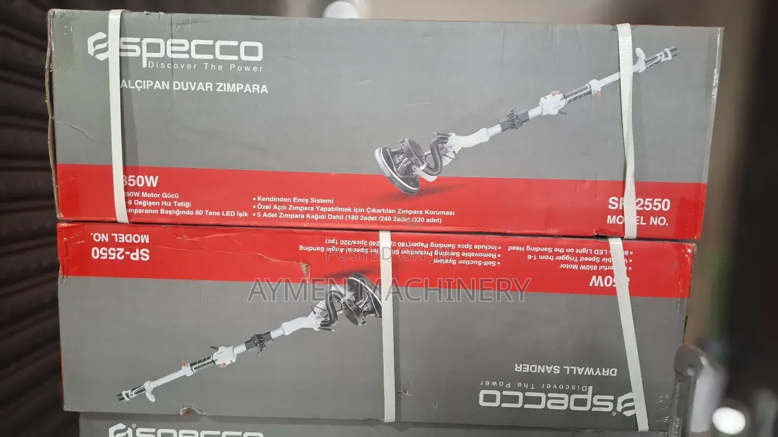 Specco Drywall Sander የግድግዳ ማሻ Turkey Brand