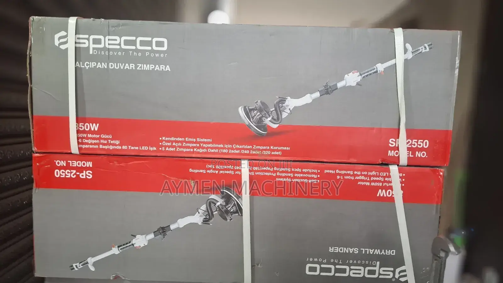 Specco Drywall Sander የግድግዳ ማሻ Turkey Brand