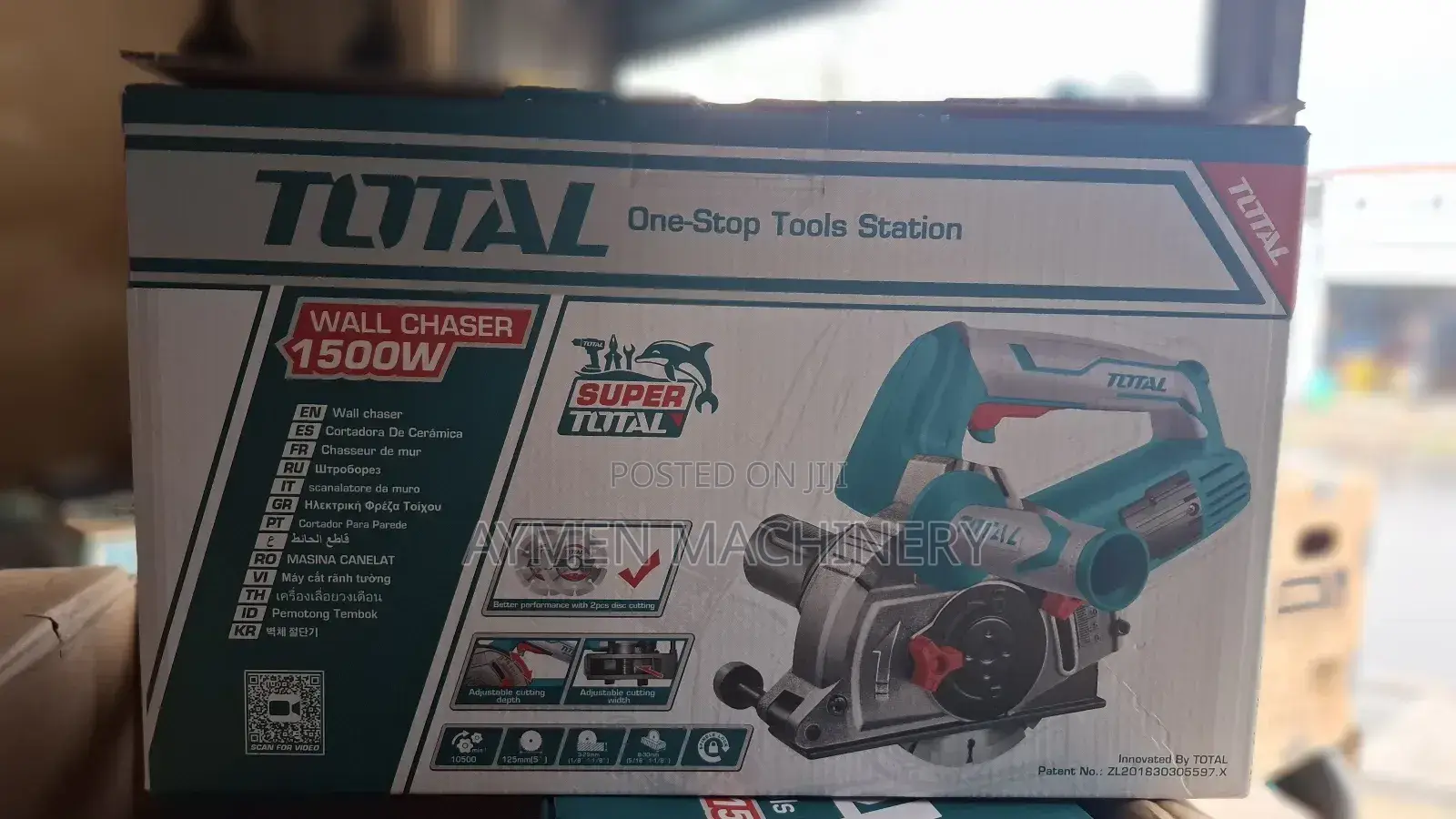 Total Wallchaser 1500w የግድግዳ መሠንጠቂያ