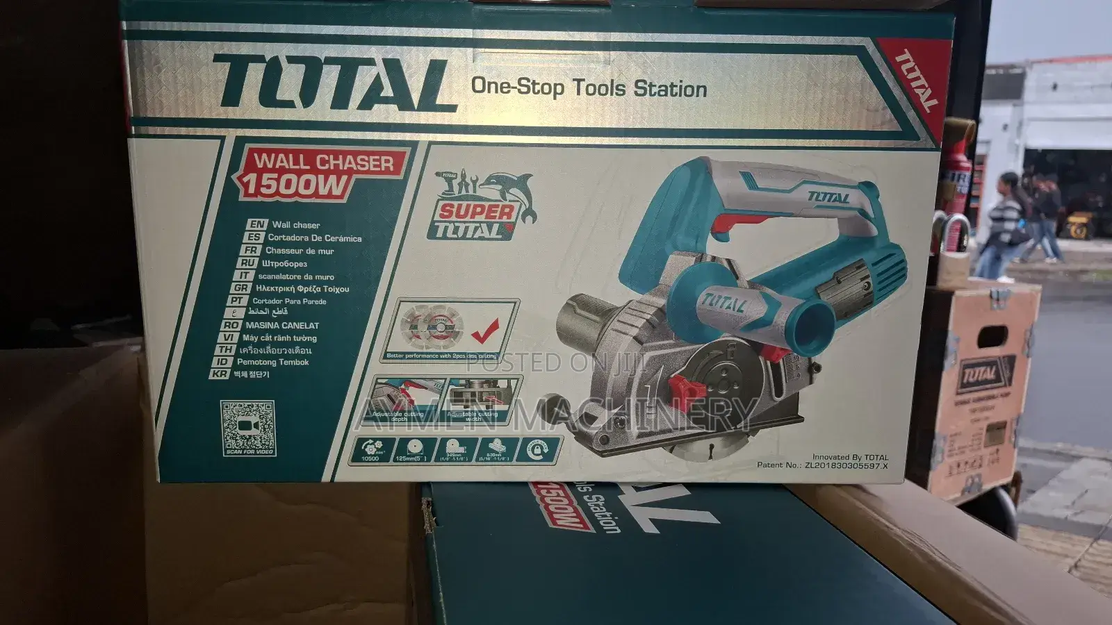 Total Wallchaser 1500w የግድግዳ መሠንጠቂያ