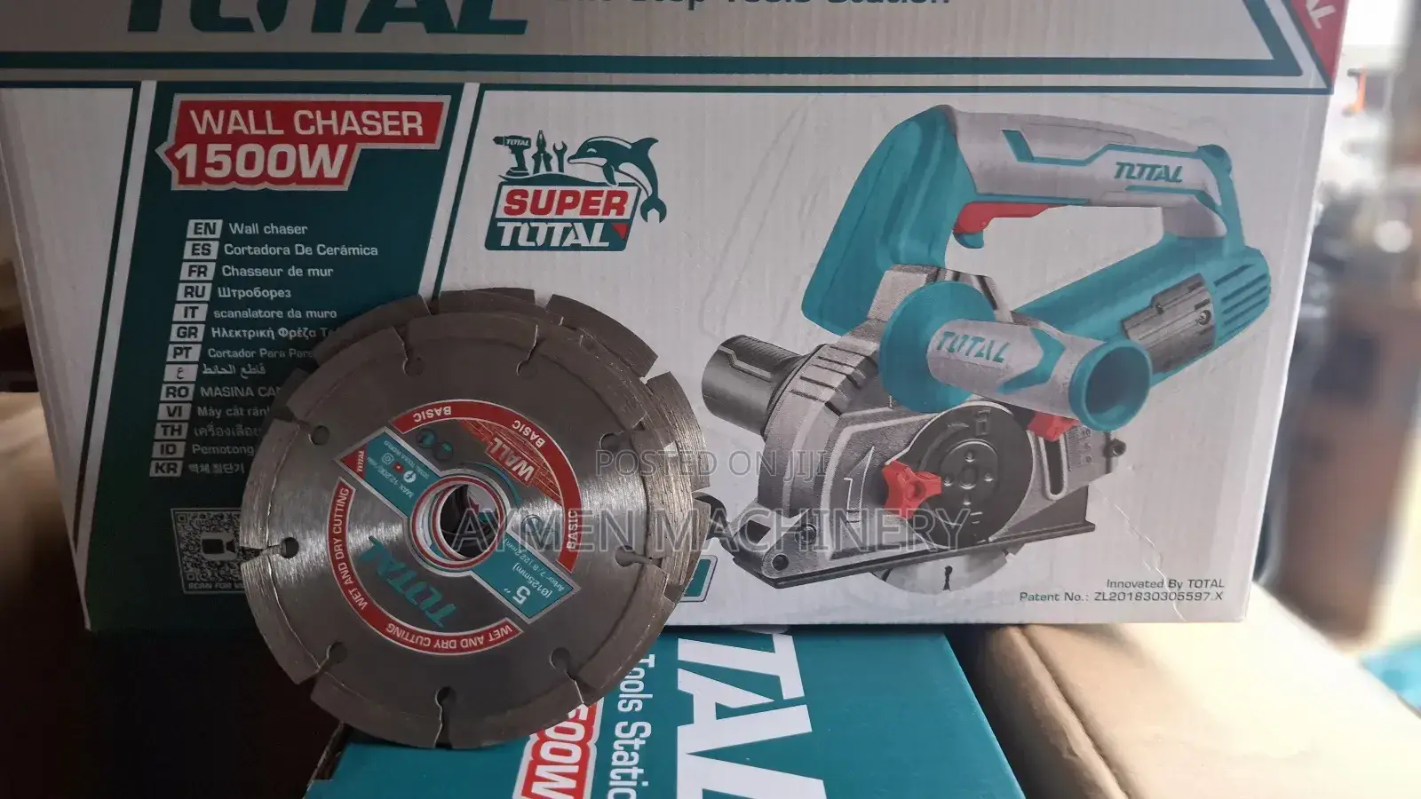 Total Wallchaser 1500w የግድግዳ መሠንጠቂያ