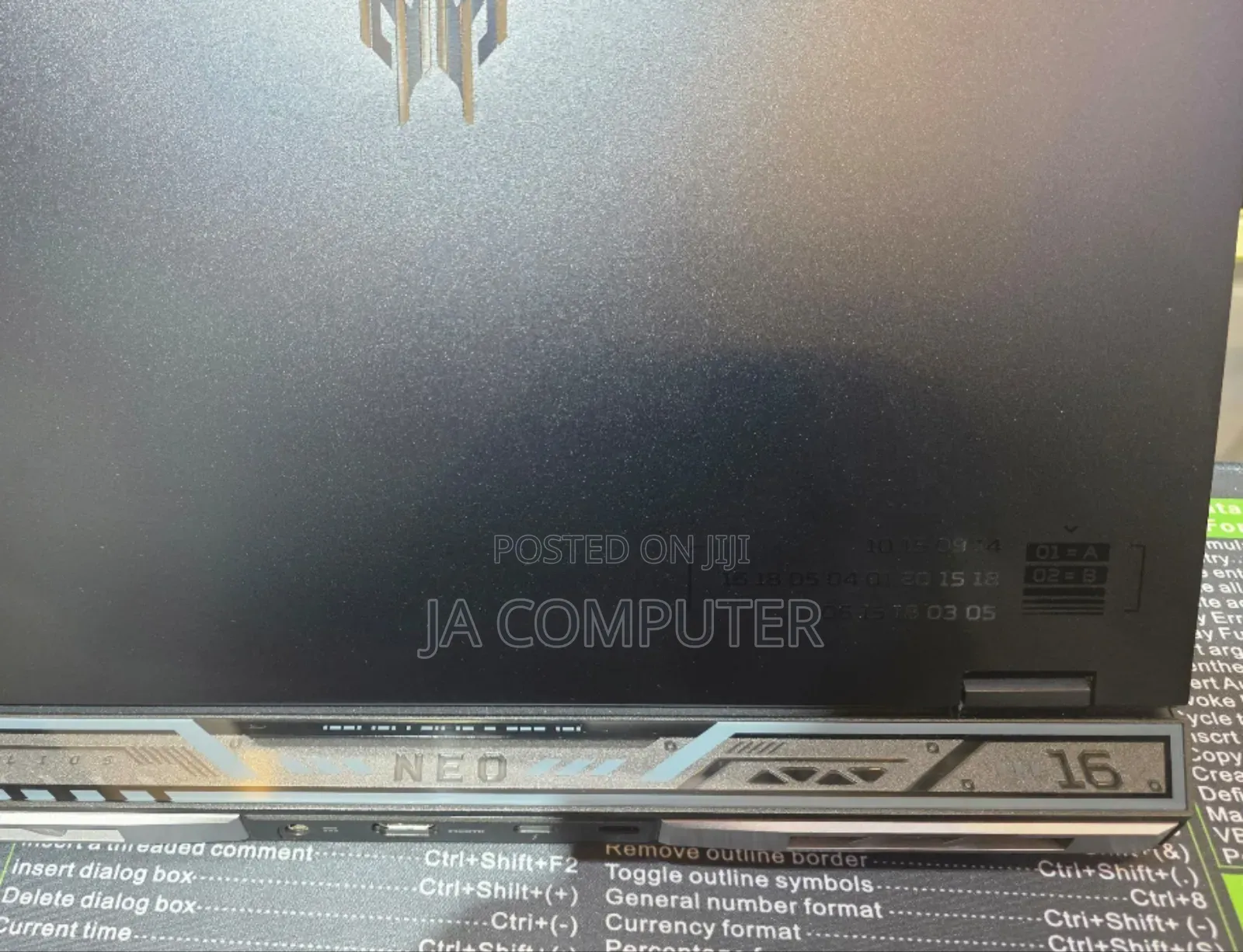 New Laptop Acer Predator Helios Neo 16 16GB Intel Core I9 SSD 1T