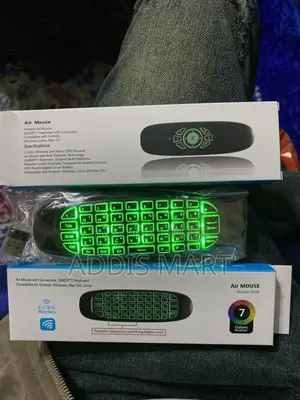 Smart Tv Remote and Keyboard 7back Light