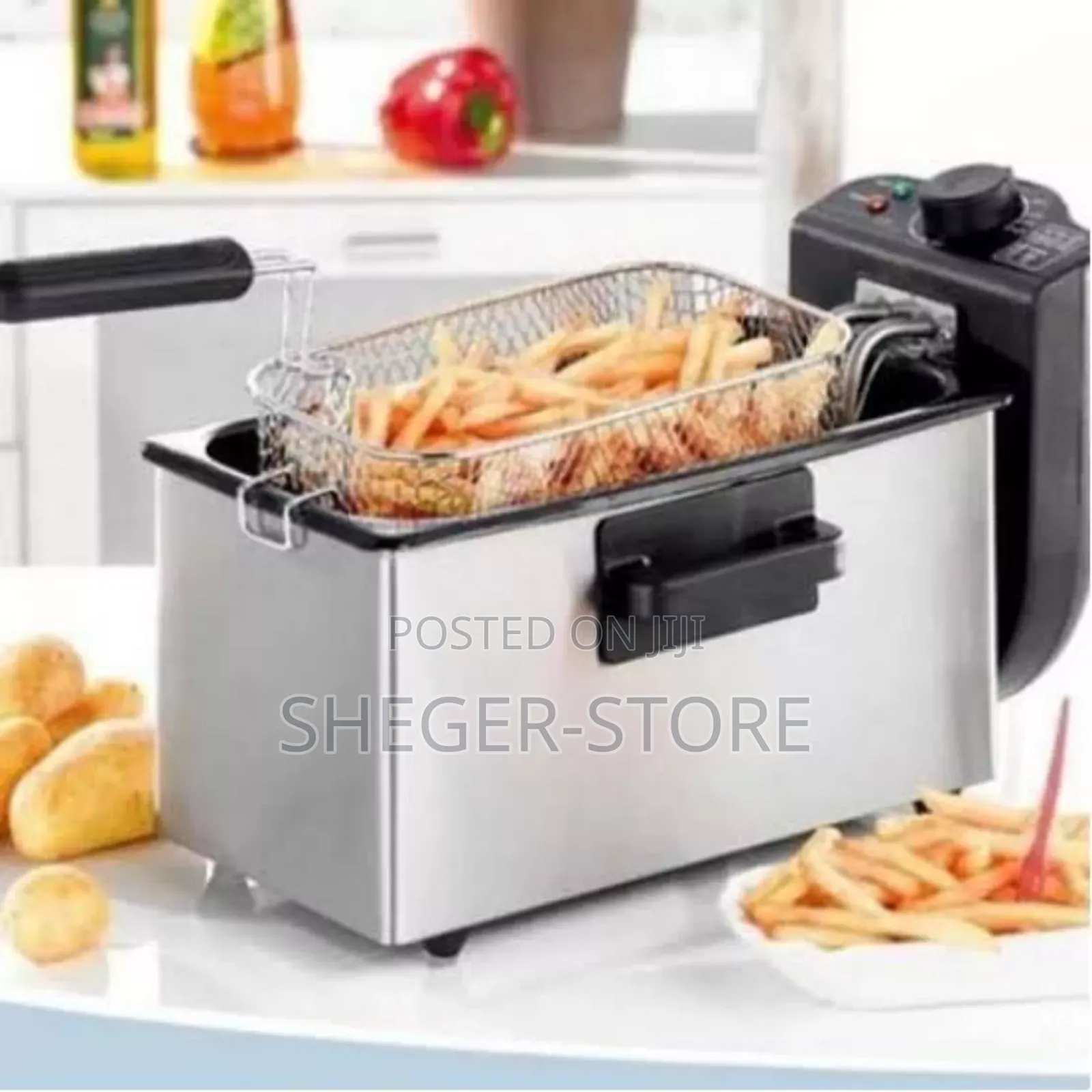 Sokani Stainless Steel Deep Fryer – 3.5l Capacity
