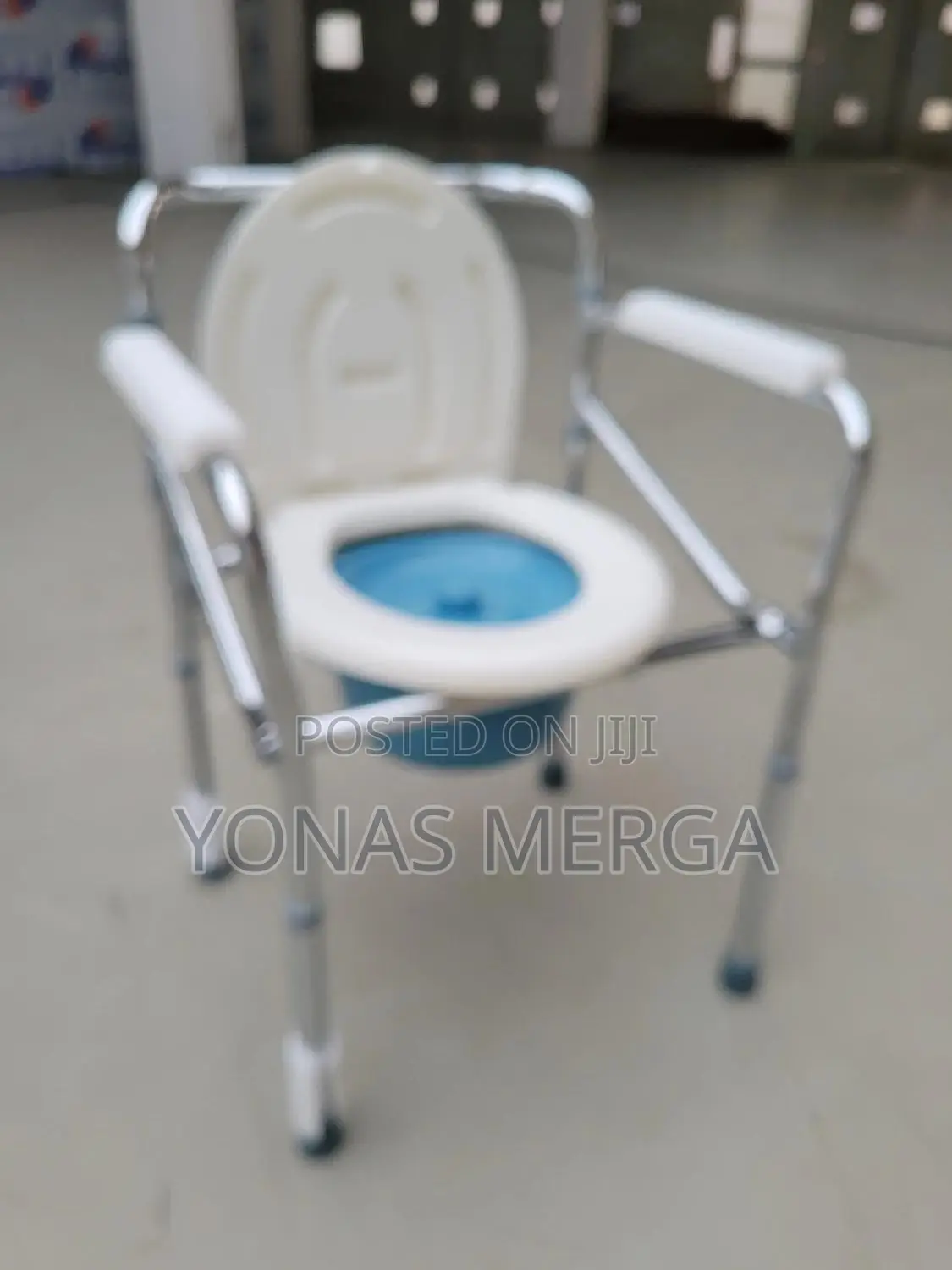 Toilet Chair燄፻commode Chair式古shower+Pot Chairط韭aluminum Waterproof