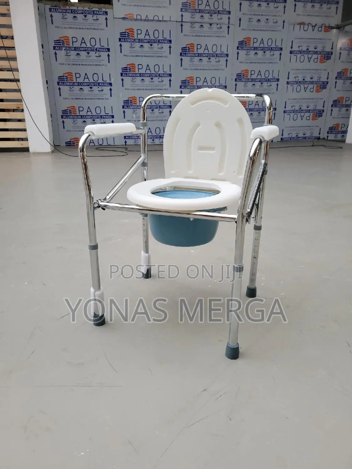 Folding Elderly Chair丸፴commode+Toilet Chair発∂Toilet Chair₩=Pot Chair