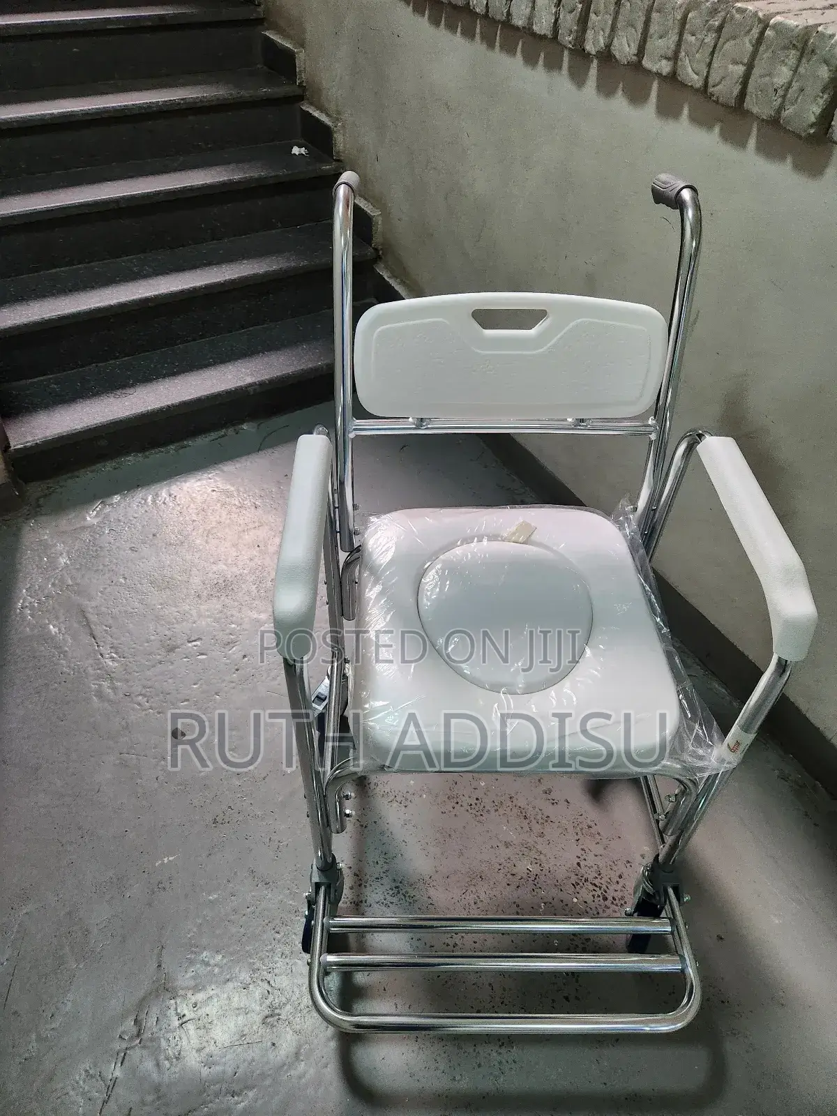 With Popo Mini Wheel Wheelchair煞車wheelchair雞湯commode Wheelchair New