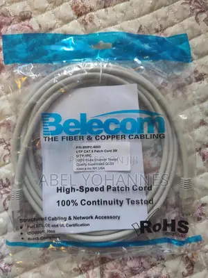 Photo - Belcom Network Cabel Utp Cat.6 Pach Cord 3m