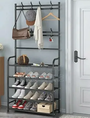 Photo - Simple Floor Clothes Rack