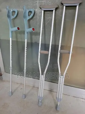 Photo - Crutches罽፵kranch夠፲elbow+Axillary Crutches●ظbulky,Full Length Cruches