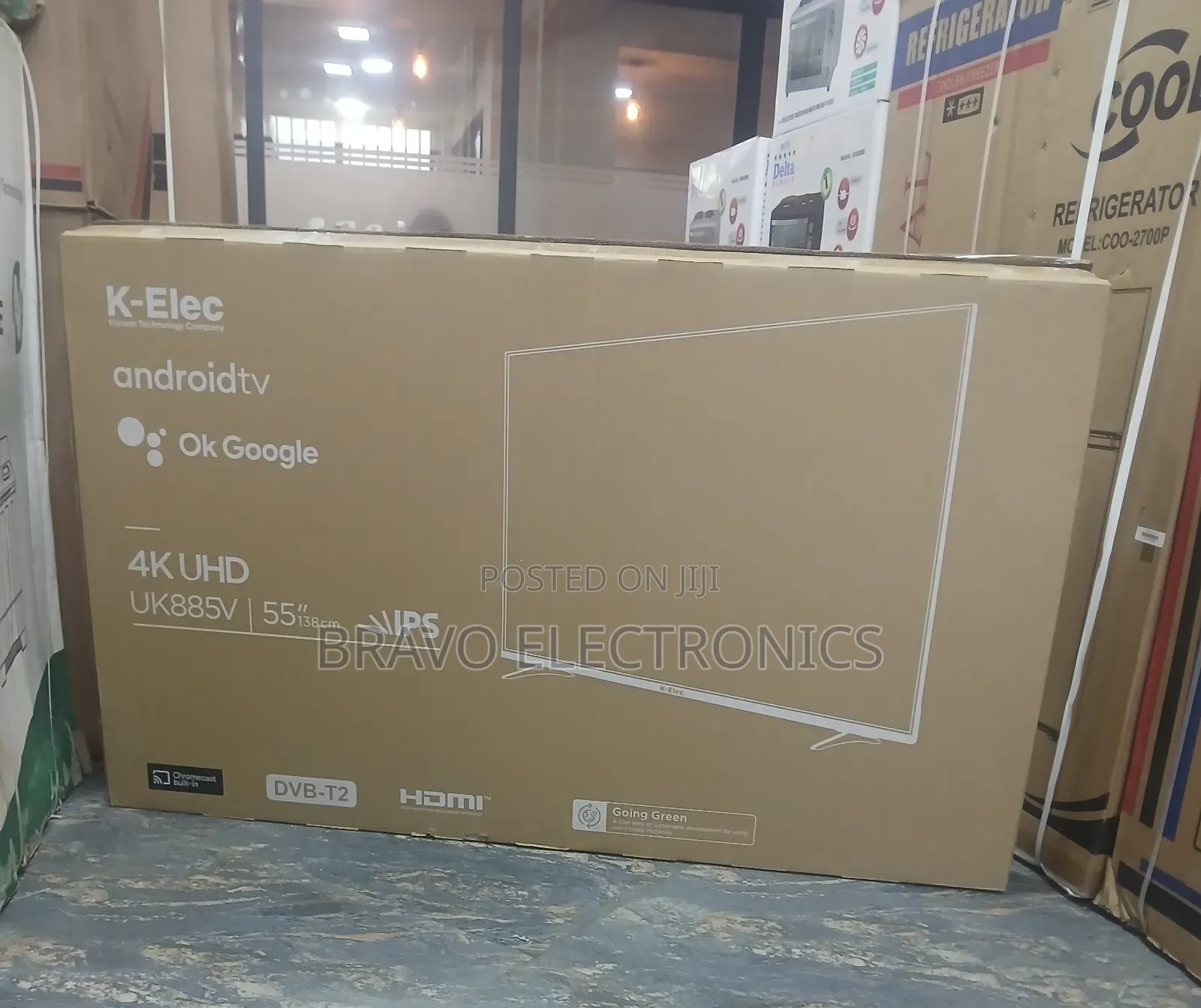 K-Elec 55" Android Smart Tv – Ok Google, Entertainment Made Easy!