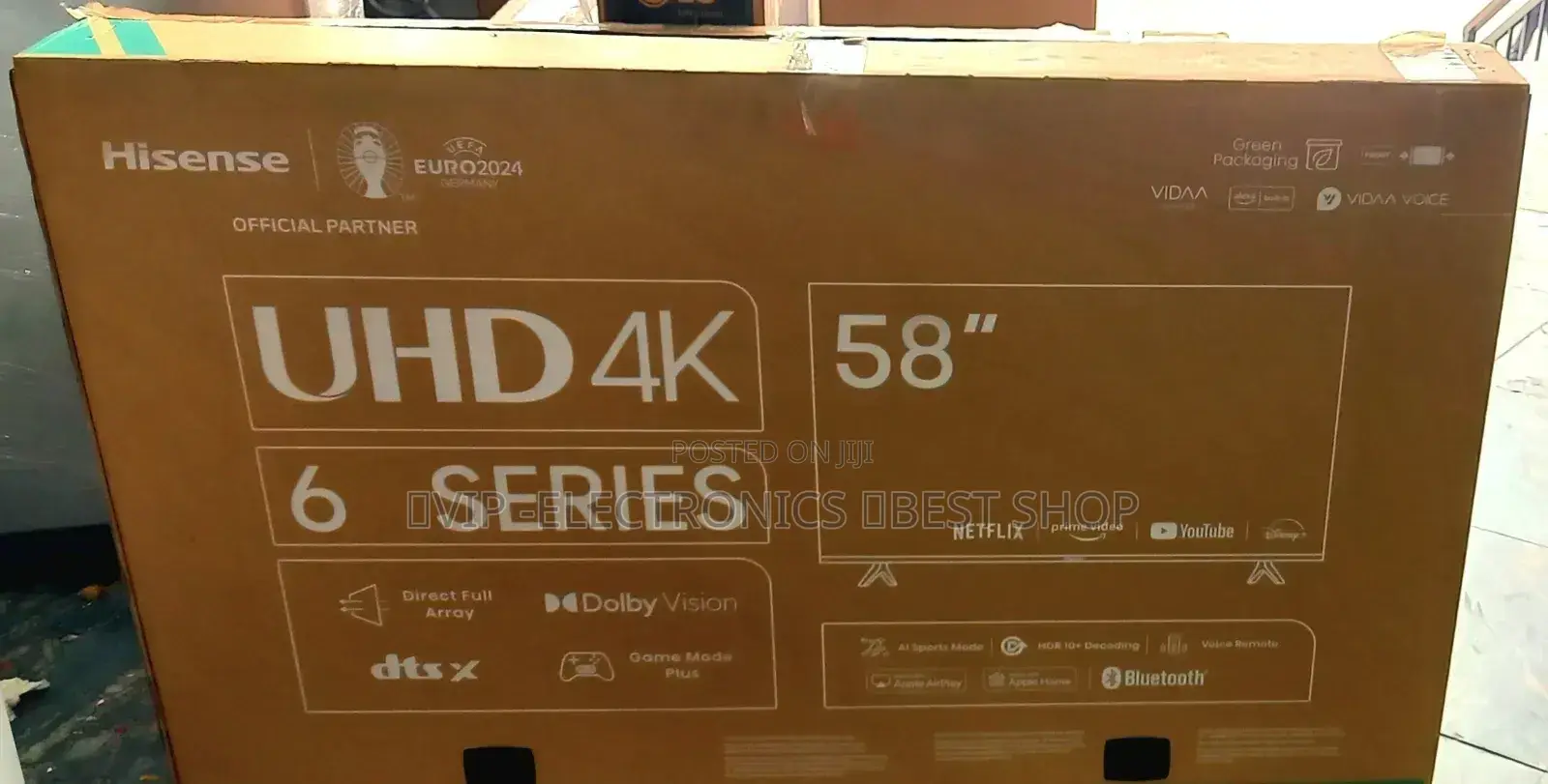 Hisense Tv 58 Inch Tv Smart 6series Tv