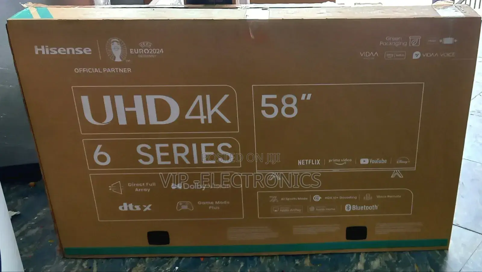 Hisense Tv 58 Inch Tv Smart 6series Tv