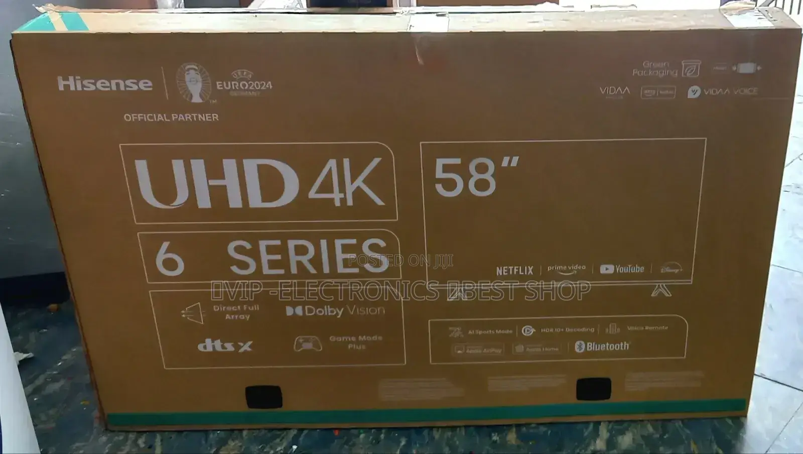 Hisense Tv 58 Inch Tv Smart 6series Tv