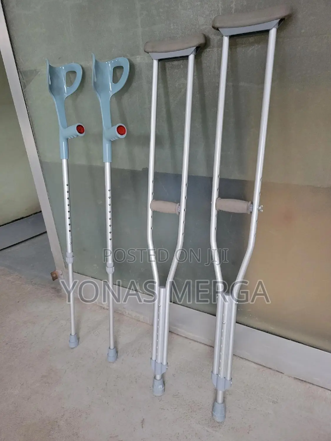Forearm Crutches Adult X2units賀፼self-Draining System趁ةcrutches×+Kranch