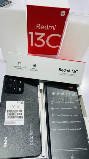 New Xiaomi Redmi 13C 256 GB Black