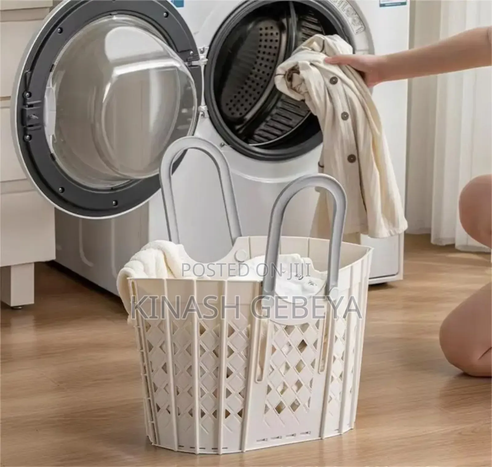Modern Foldable Storage Basket(ተጣጣፊ ዘንቢል)