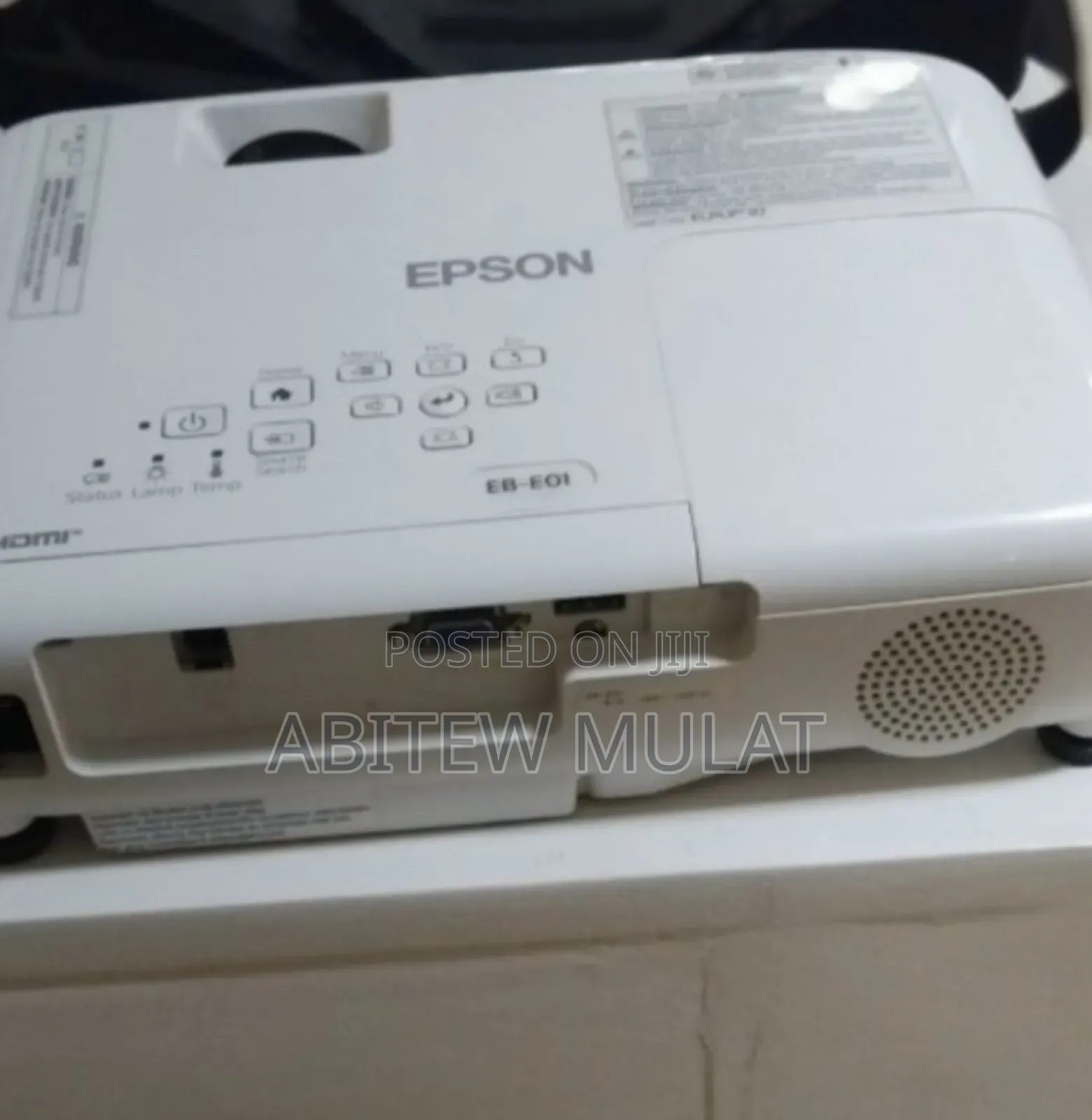 Epson Projector Model Name: Eb-E01 Hardware Interface: