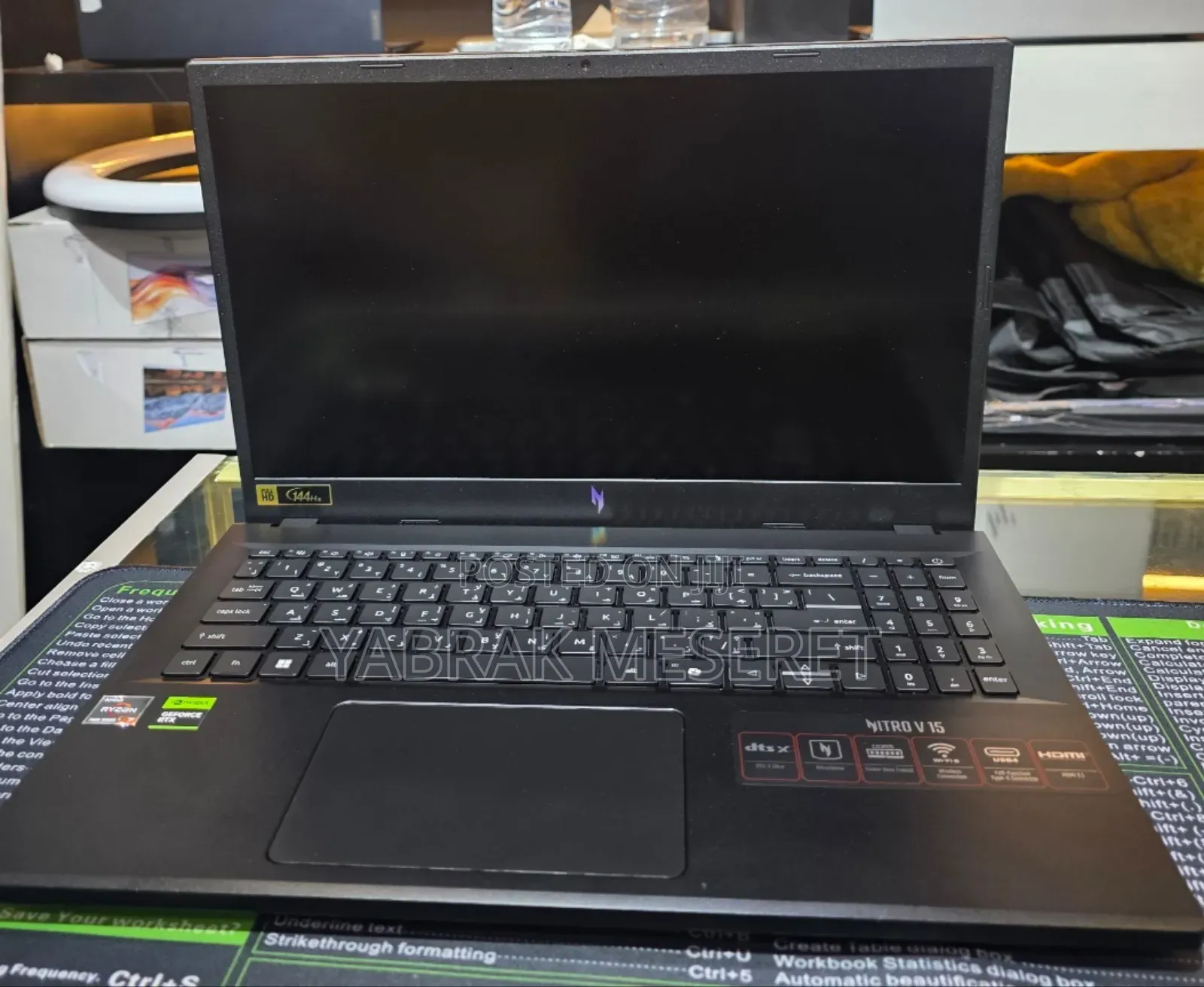 New Laptop Acer Nitro 5 16GB AMD Ryzen 7 SSD 512GB