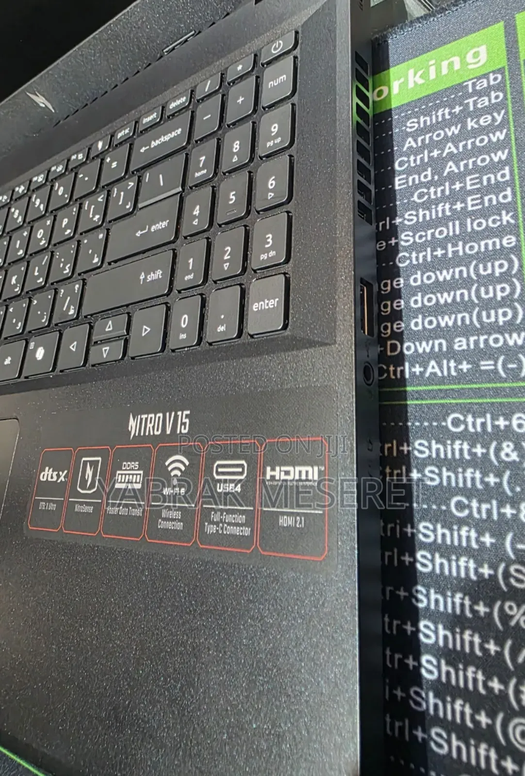 New Laptop Acer Nitro 5 16GB AMD Ryzen 7 SSD 512GB