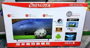 Emingtek Tv 65" Smart Android Tv New 2025 Frameless Design
