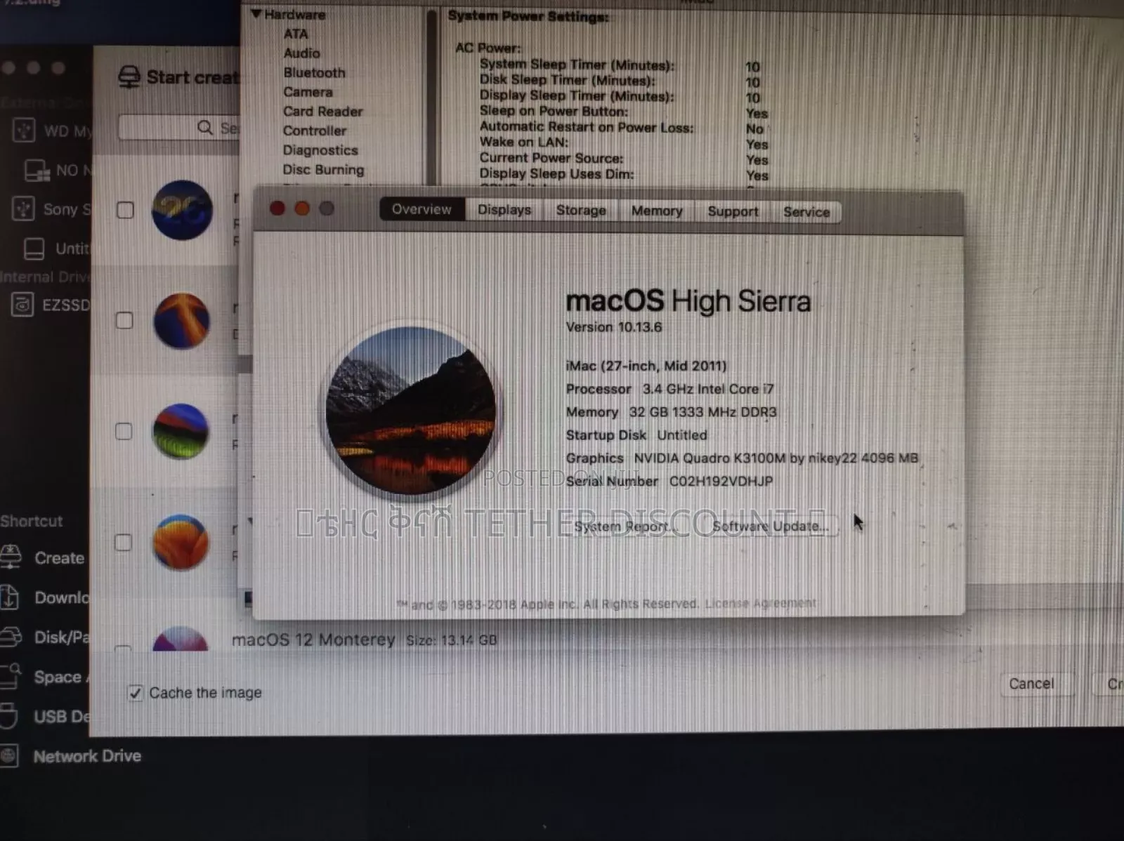 New Desktop Computer Apple iMac 18GB Intel Core I7 SSD 512GB