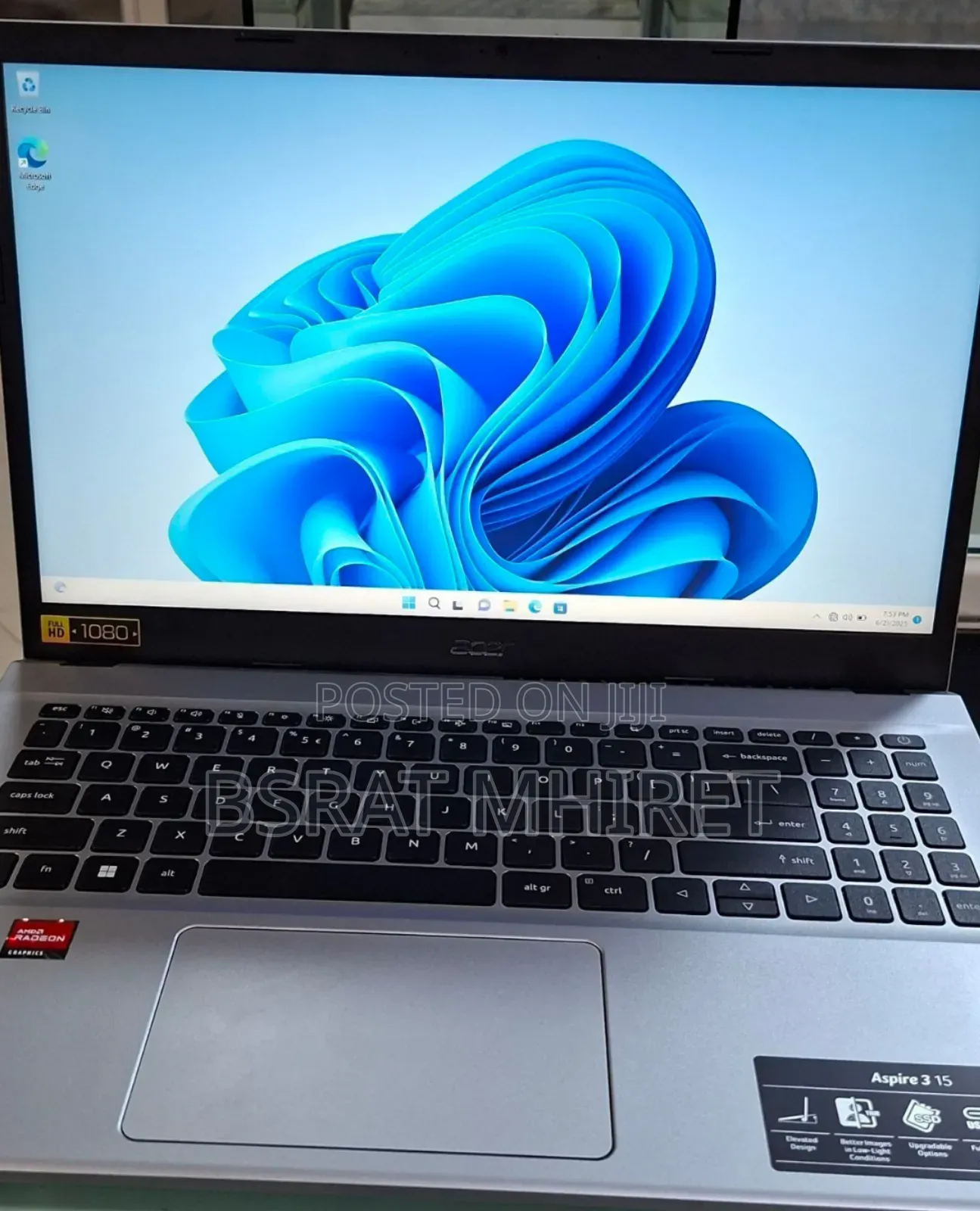 New Laptop Acer Aspire 3 16GB AMD Ryzen 7 SSD 512GB