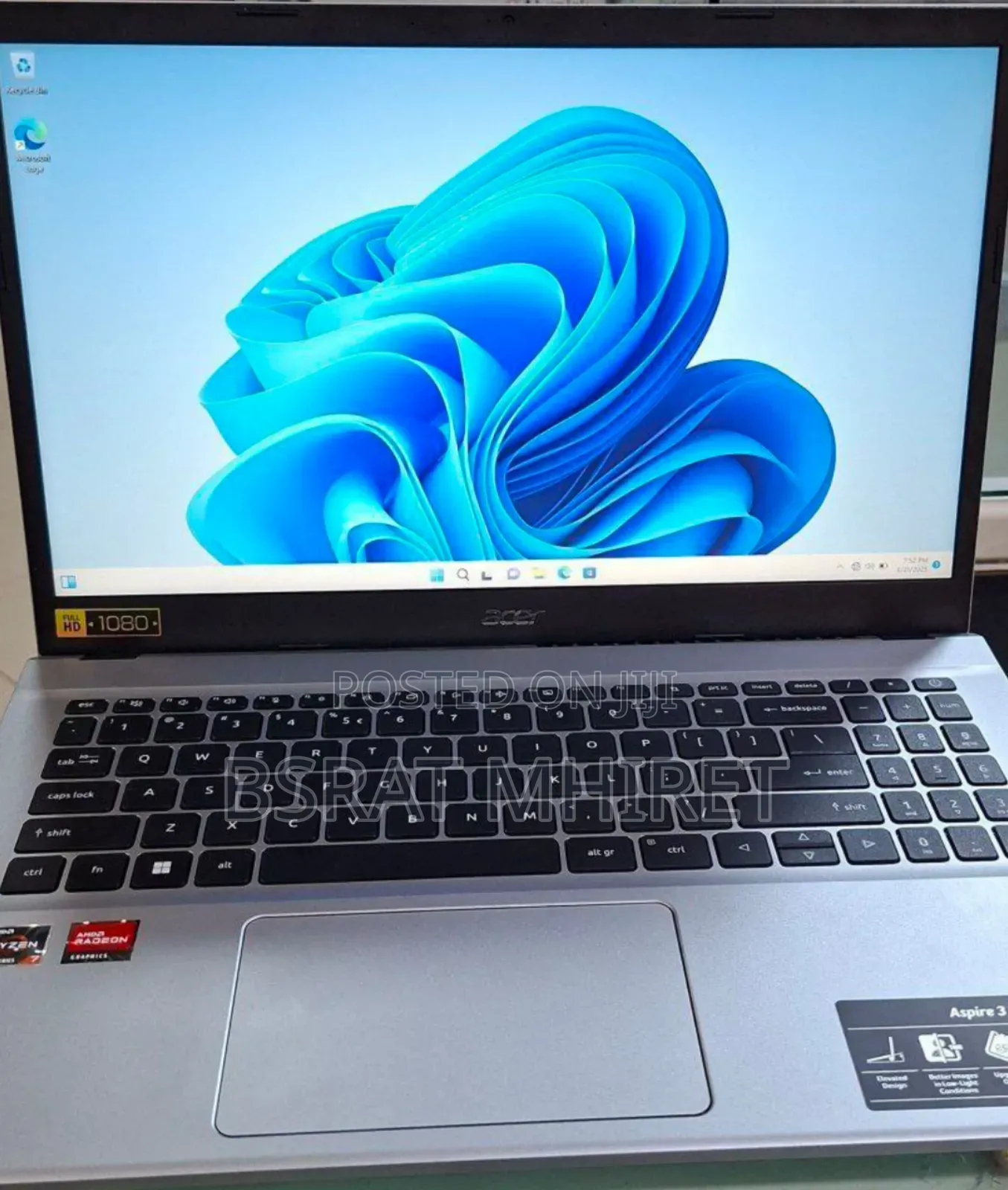 New Laptop Acer Aspire 3 16GB AMD Ryzen 7 SSD 512GB