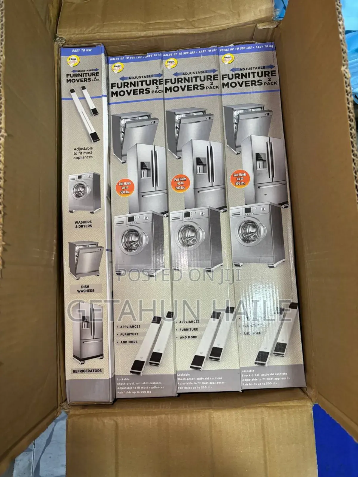 Adjustable Appliance Rollers or Slider(ፍሪጅ , Oven, ልብስ ማጠቢያ ማስቀመጫ)