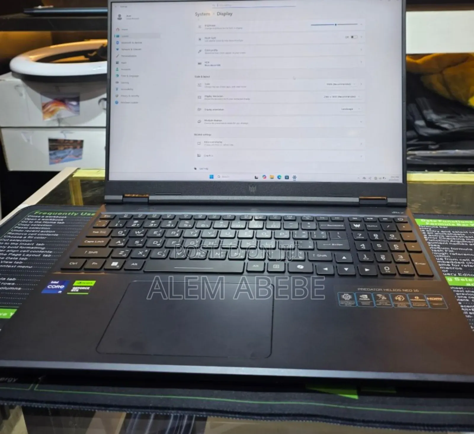 New Laptop Acer Predator Helios Neo 16 16GB Intel Core I9 SSD 1T