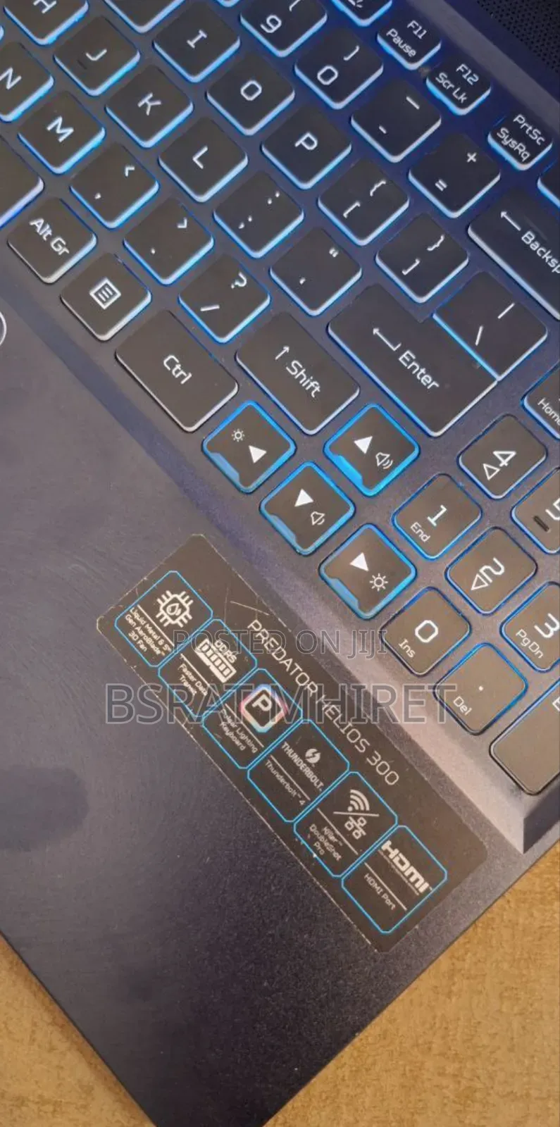New Laptop Acer Predator Helios 300 16GB Intel Core I7 SSD 1T