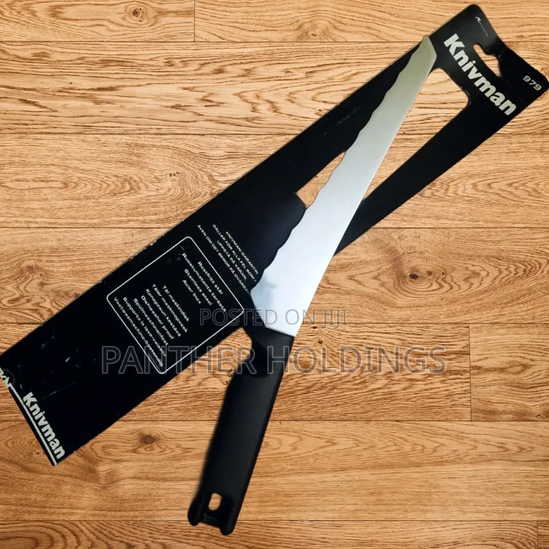 Made in Sweeden Red Meat Bread Knife