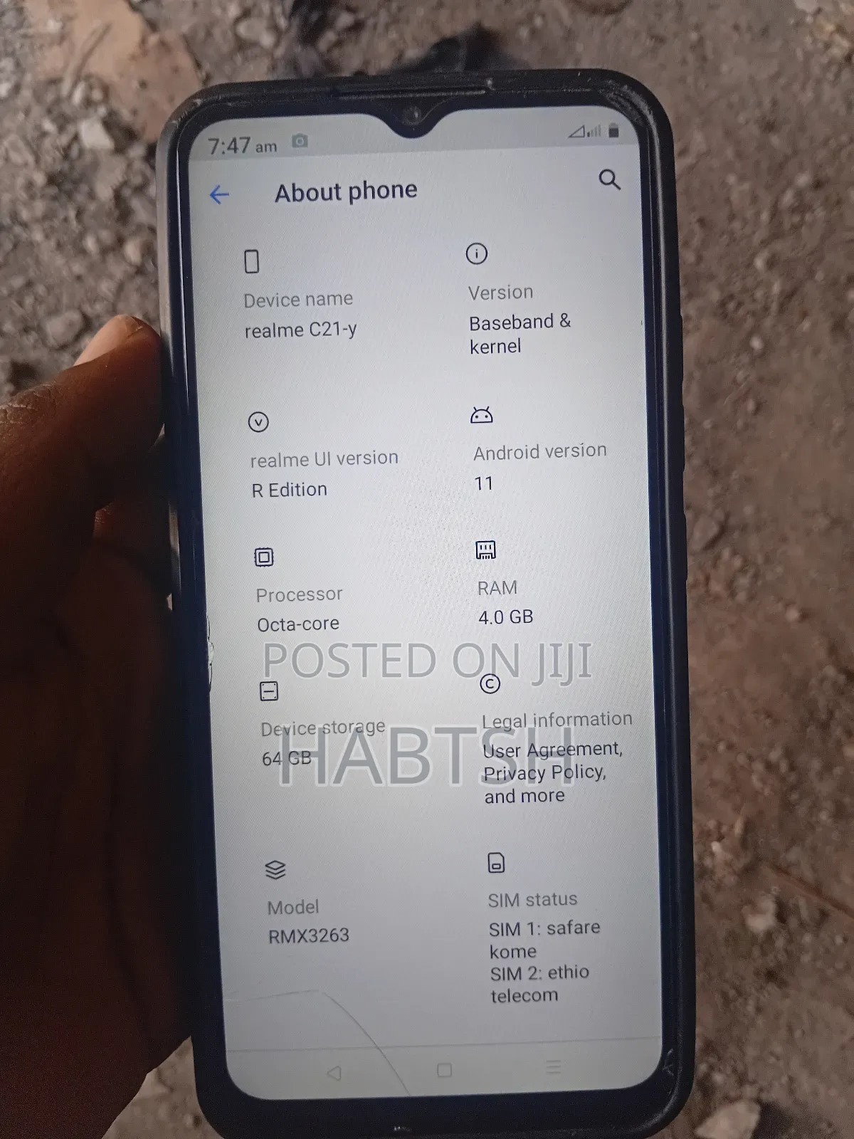 Realme C21Y 64 GB Black