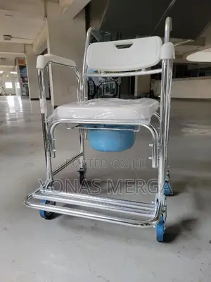 Photo - Commode#Toilet Chair 150kg_weight Capacity微፴w/Padded Seat for Adults