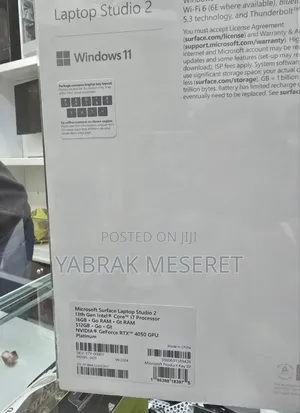 New Laptop Microsoft Surface Laptop Studio 2 16GB Intel Core I7 SSD 1T