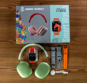 Photo - Ultra-2 Smart Watch 2.2 Inch Hd With Wireless Headset and 4 Straps