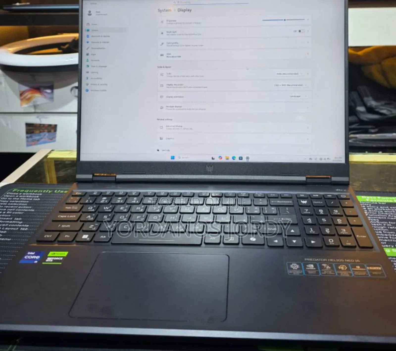 New Laptop Acer Predator Helios Neo 16 16GB Intel Core I9 SSD 1T