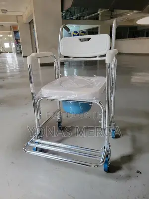 Photo - Multiple Function Transport Wheelchair, Bedside Toilet Transfer Chair