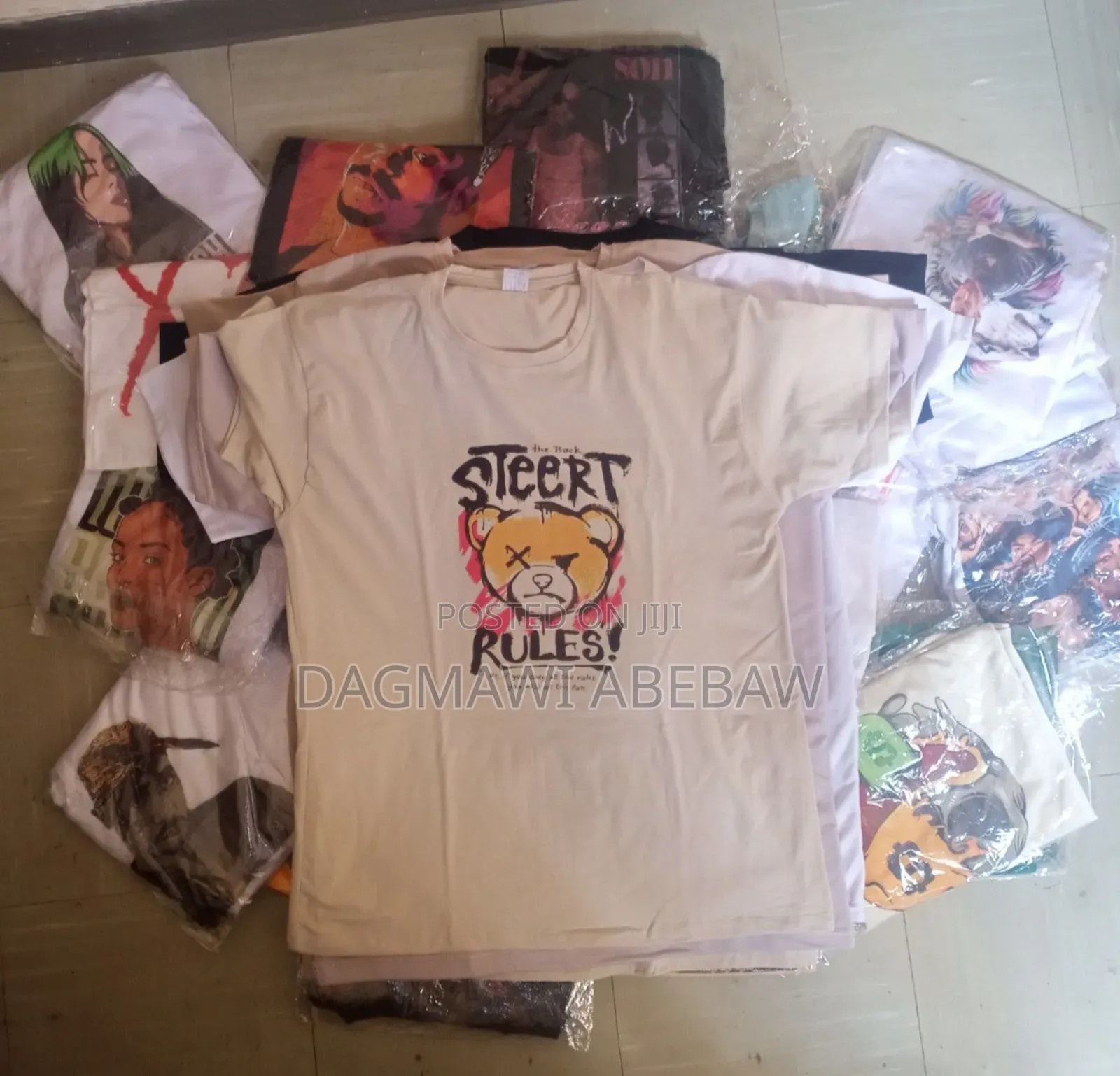 የ1 ጊዜ በብዛት ቲሸርት ሽያጭ