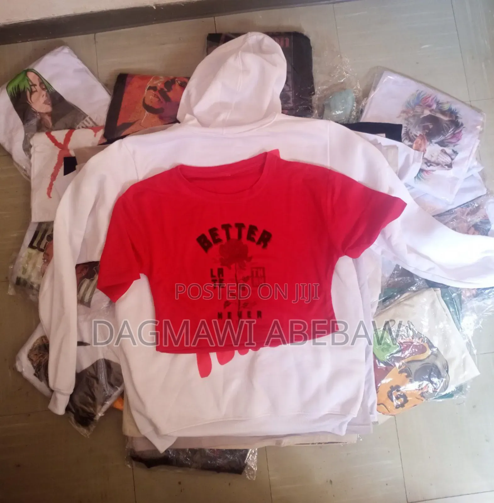 የ1 ጊዜ በብዛት ቲሸርት ሽያጭ