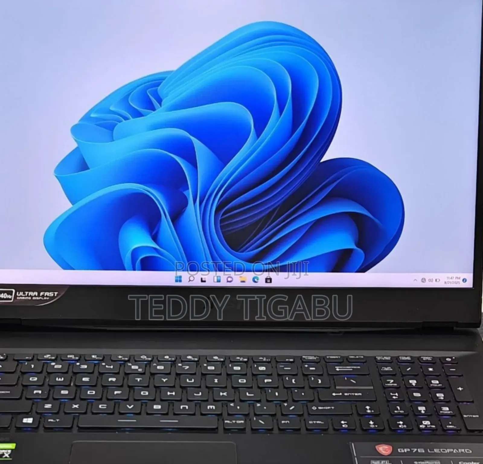 New Laptop MSI GF63 16GB Intel Core I7 SSD 1T