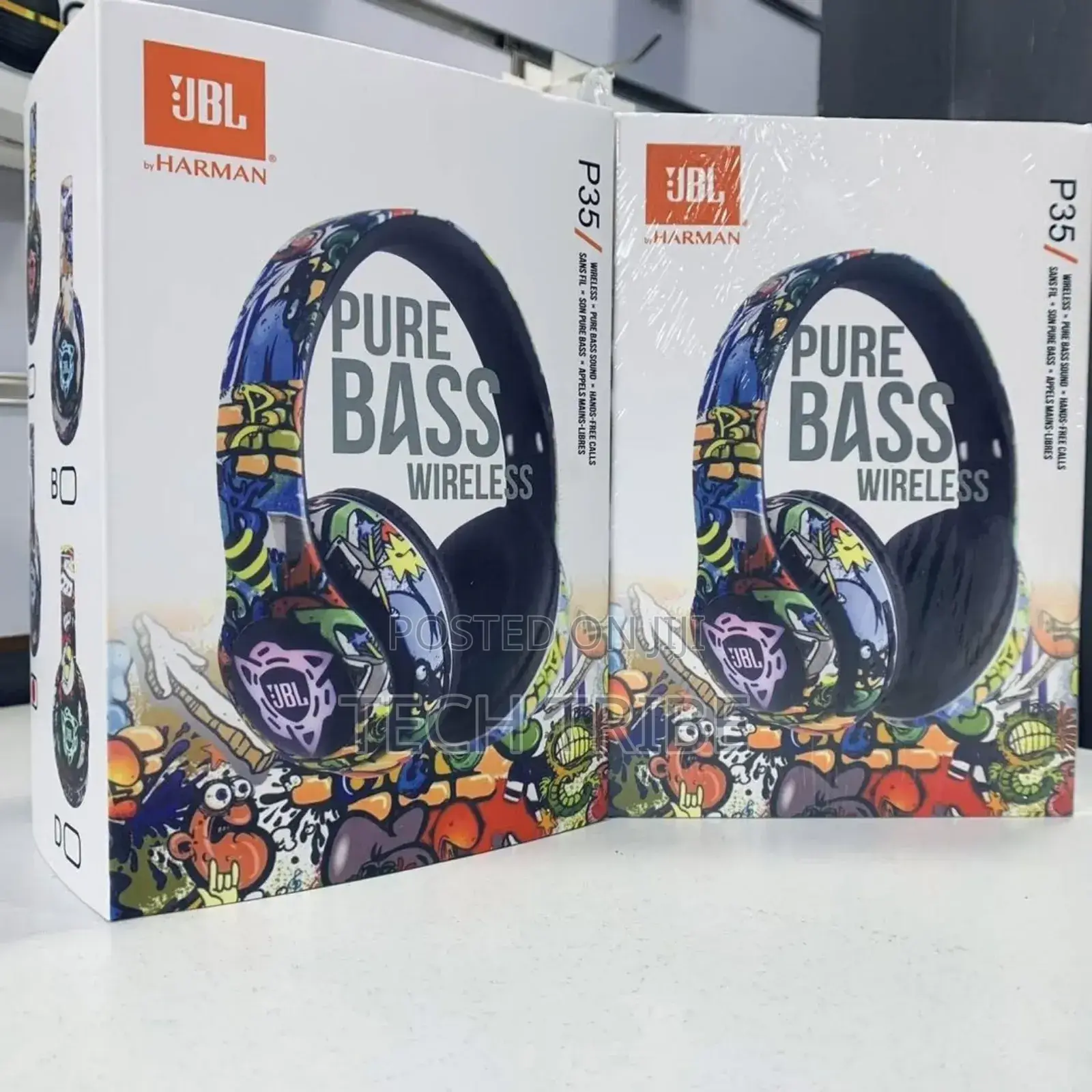 JBL Graffiti Wireless Headphones Pure Bass Original JBL