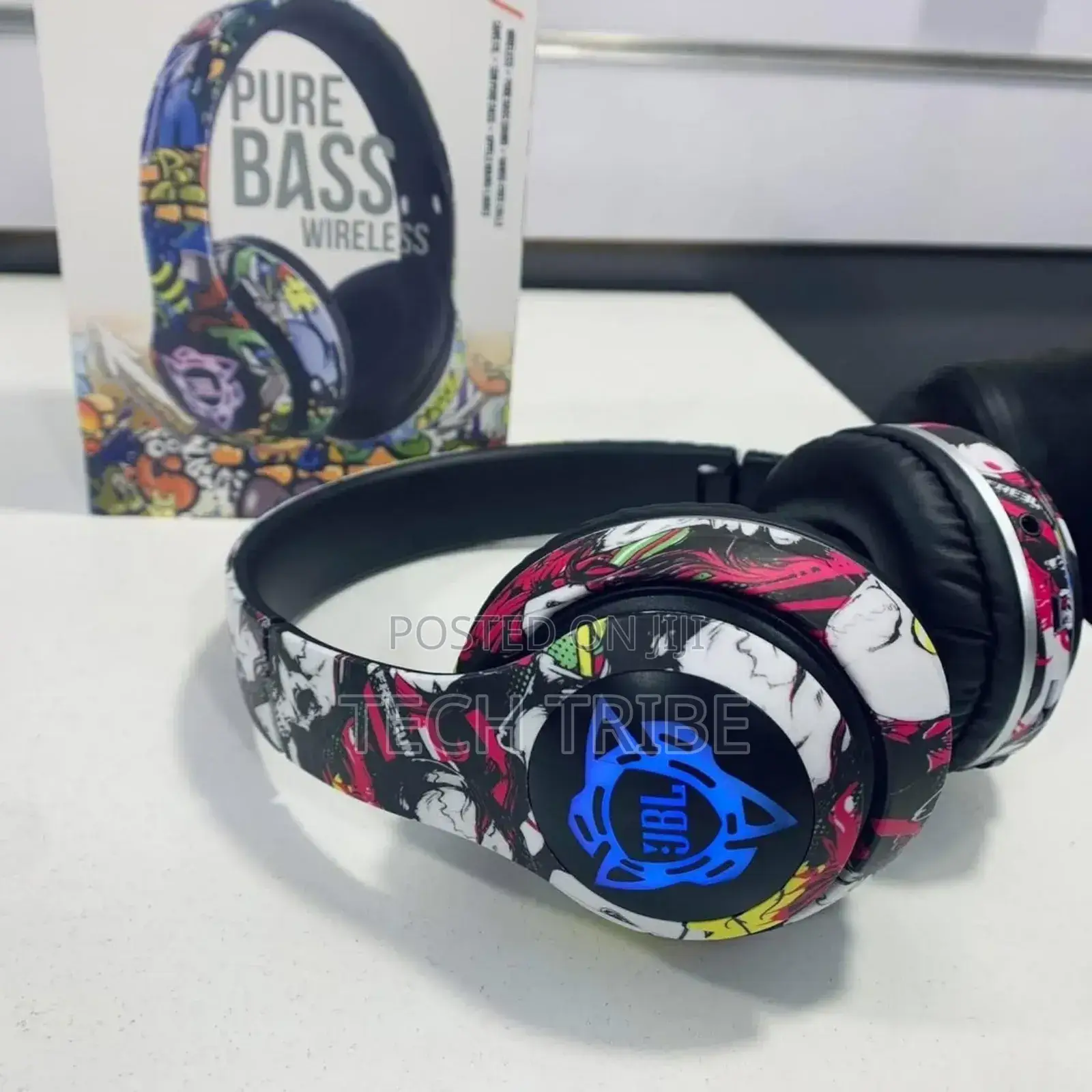 JBL Graffiti Wireless Headphones Pure Bass Original JBL